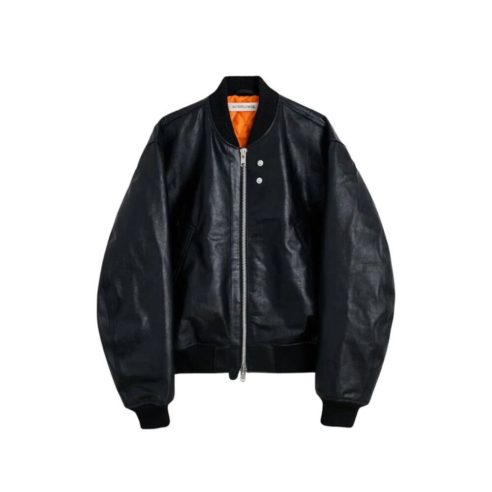 Sunflower Black Jackets - Leather Jackets Men